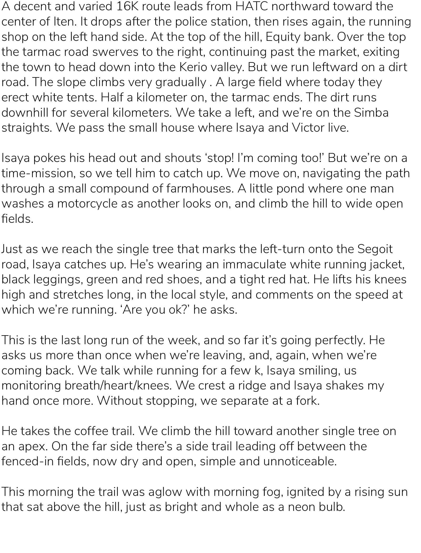 Alex John Beck // travels in the high-altitude running capital of the world, Iten, Kenya