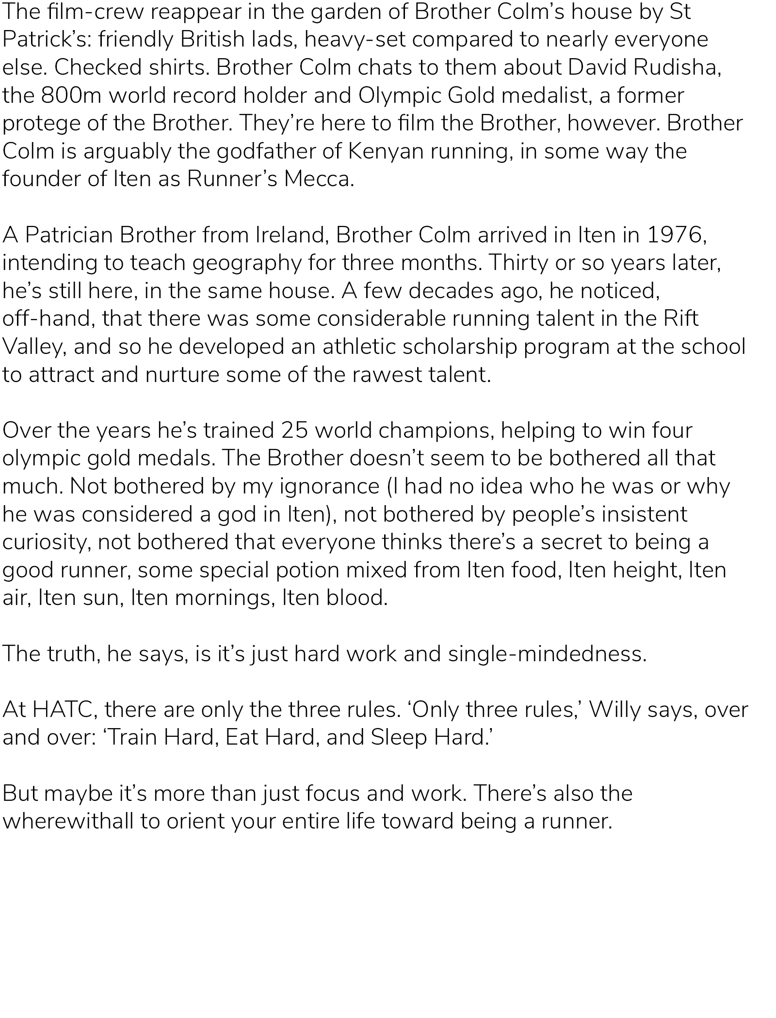 Alex John Beck // travels in the high-altitude running capital of the world, Iten, Kenya